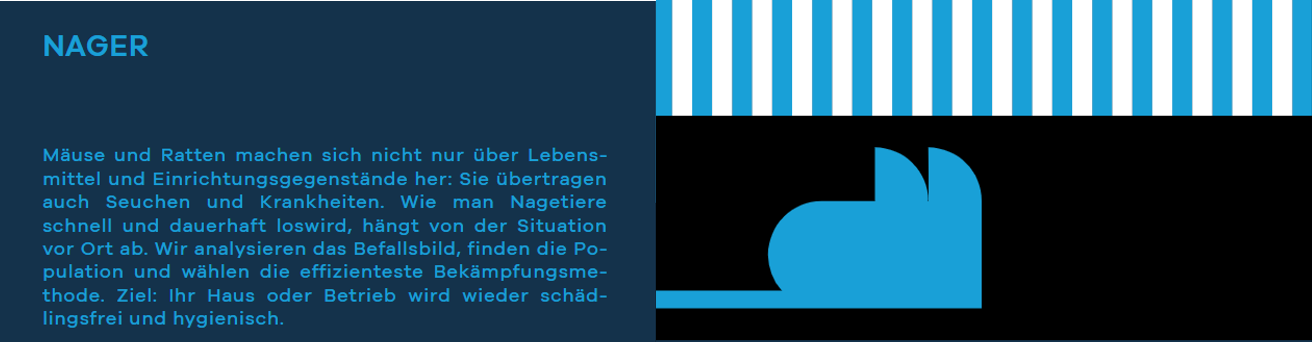 Nager-Freivon-Schädlingsbekämfung